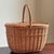 Mid Century Rustic European-Style Oval Picnic Basket For Sale - Image 10 of 14