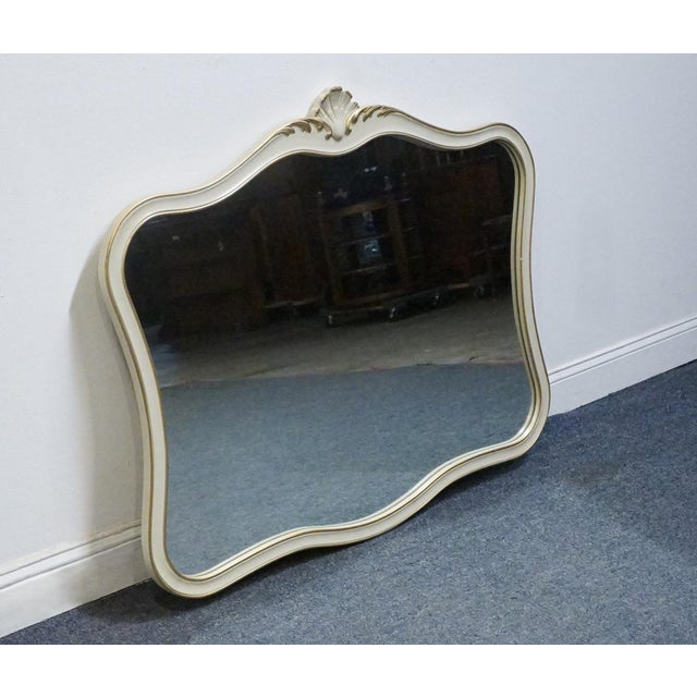 DREXEL FURNITURE Touraine Collection Custom Cream Painted Country French Provincial 44" Mirror 200-230-1 37" High 44" Wide...
