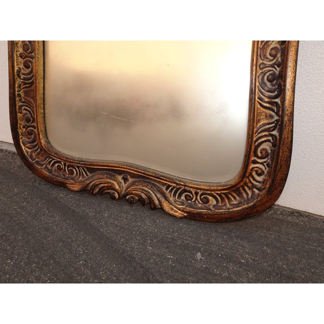 Vintage French Provincial Tall Wall Mantle Gold Mirror by Bombay Furniture Co Chairish