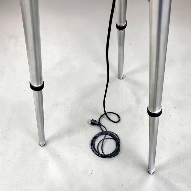 Vintage English Aluminum Tripod Theater Spotlight from Gitzo, France, 1950s For Sale - Image 14 of 18