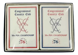 Congressional Country Club Pga Golf Championship Double Deck Playing Cards