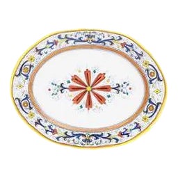 Ricco Deruta Oval Platter, Large For Sale