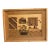 Signed Wood Marquetry Diorama"Grandma's Passion" by Cleve Lewis, 1994 For Sale