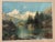 Thomas Moran (1827-1926), “A Snowy Mountain Range" (Path of Souls, Idaho), Vintage Chromolithograph, Circa 1920s. Newly...