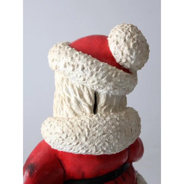 1970s Santa Claus Christmas Statue Coin Bank Circa 1973 For Sale - Image 5 of 13