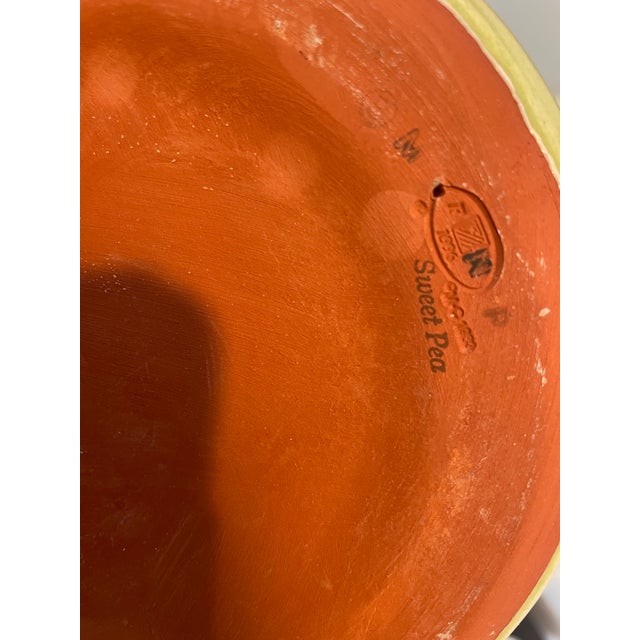 1990s Vintage MacKenzie Childs Sweetpea Honeymoon Canister For Sale - Image 5 of 5