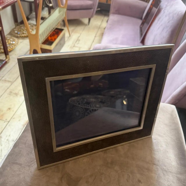 Mid-Century Modern 1970s Mid-Century Modern High Quality Italian Picture Frame For Sale - Image 3 of 13