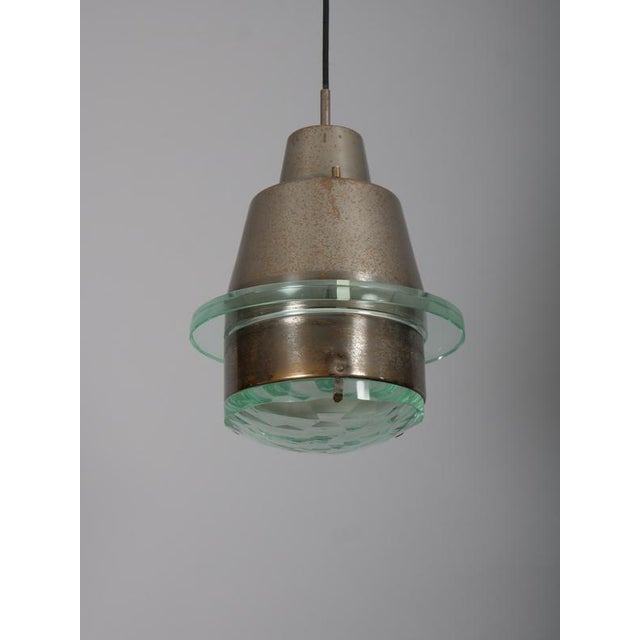 Stilnovo Faceted Glass Pendant Light from Stilnovo, 1960 For Sale - Image 4 of 6