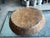 Antique Primitive Dough Bowl with center square In good vintage/antique condition Roughly 17'" x 19" 3.5"H