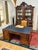 Brown Large English Double-Sided Writing Desk For Sale - Image 8 of 16