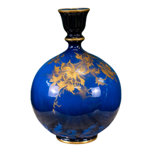 George Jones Cobalt and Gilt Vase C. 1880