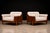 Mid-Century Modern Pair of Brazilian Modern Armchairs in Rosewood & Ivory Mohair, Jd Moveis, 1960s For Sale - Image 3 of 17