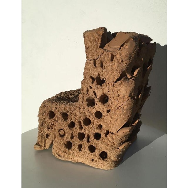 Italian Terracotta Abstract Sculpture by Urano Palma, 1985 For Sale - Image 16 of 18