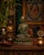 An antique Tibetan cast bronze figure depicting the revered Tibetan Buddhist scholar and saint, Je Tsongkhapa (1357–1419),...