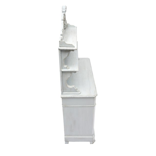 French Provincial Painted Double Corps Buffet, "Saint Hubert”, Circa 1880 For Sale - Image 9 of 9
