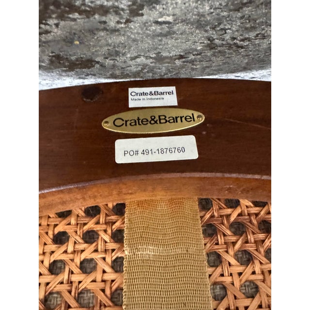 Crate & Barrel Ankara Lounge Chair For Sale - Image 12 of 12