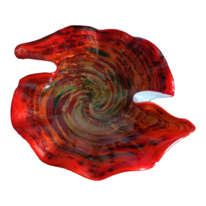 Vintage Murano Attributed Tutti Frutti Glass Bowl