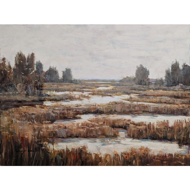 Large Swamp Hilton Head Landscape on Canvas For Sale