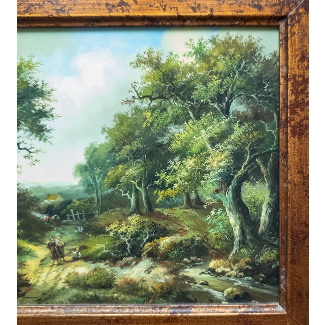 Late 20th Century Landscape Painting in Modern Frame For Sale In New York - Image 6 of 8