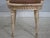 Animal Skin French Louis XV Cane Back Painted Vanity Stool For Sale - Image 7 of 18