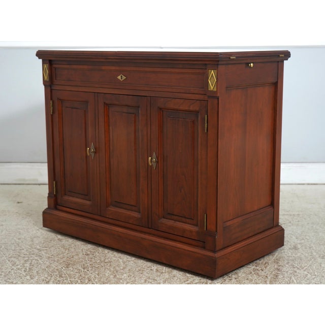 Age: c2006 Details: #27 Finish Shelf in Base Slide Open Top Felt Lined Silverware Drawer Dovetailed Drawer Construction...