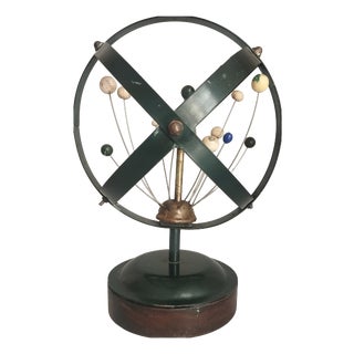 Vintage Industrial Scientific Planetary Armillary Sphere, 1930s-1940s For Sale