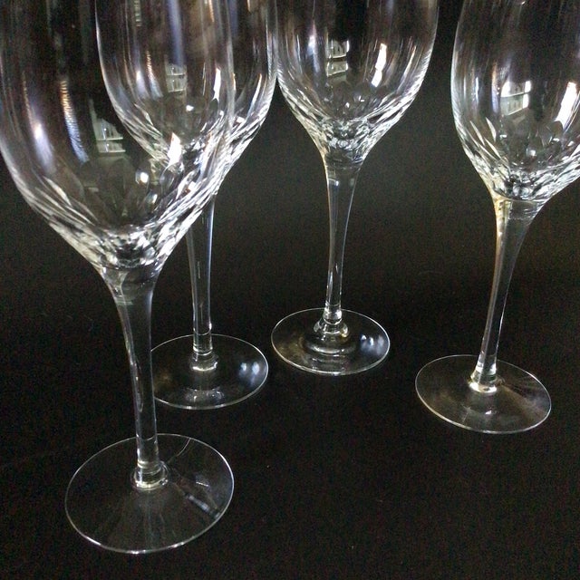 Vintage Orrefors Prelude Clear Water Goblets-Set of 4 For Sale - Image 11 of 12