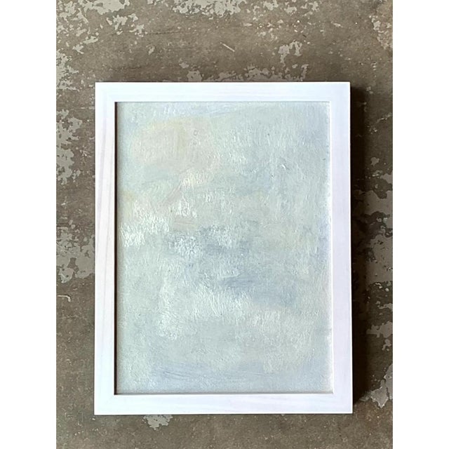 Contemporary Vintage Abstract Expressionist Painting For Sale - Image 3 of 12