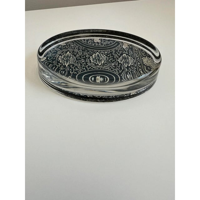 Contemporary John Derian Signed Decoupage Paper Weight, With Original Sticker For Sale - Image 4 of 7