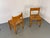 Set of 2 dining chairs designed by Johan van Heuvel in 1957 for his own studio Ad Vorm. These chairs are quite hard to...