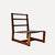 Wood Lounge Chairs with Wooden Frames, Fabric Strap Seats, Metal Slat Backrests and Beige Upholstery France, 1950s, Set of 2 For Sale - Image 7 of 15