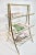 Vintage Mid Century Modern Brass Three Tiered Magazine Rack For Sale - Image 4 of 8