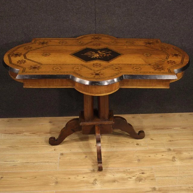 Italian Inlaid Table, 19th-Century For Sale - Image 12 of 13