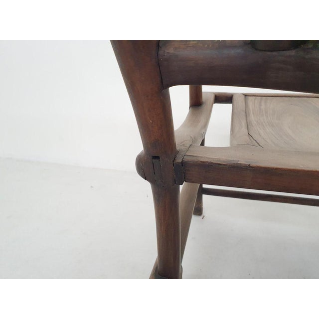 19th-Century Chinese Moon Gazer Lounge Chair For Sale - Image 16 of 18