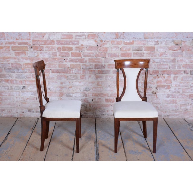 Art Deco Chairs in Palisander and Oak, France, 1920s, Set of 2 For Sale - Image 17 of 18