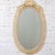 Late 20th Century Late 20th Century Coastal or Hollywood Regency Style Oval Wall Mirror Faux Bamboo Resin Ceruse Finish For Sale - Image 5 of 18