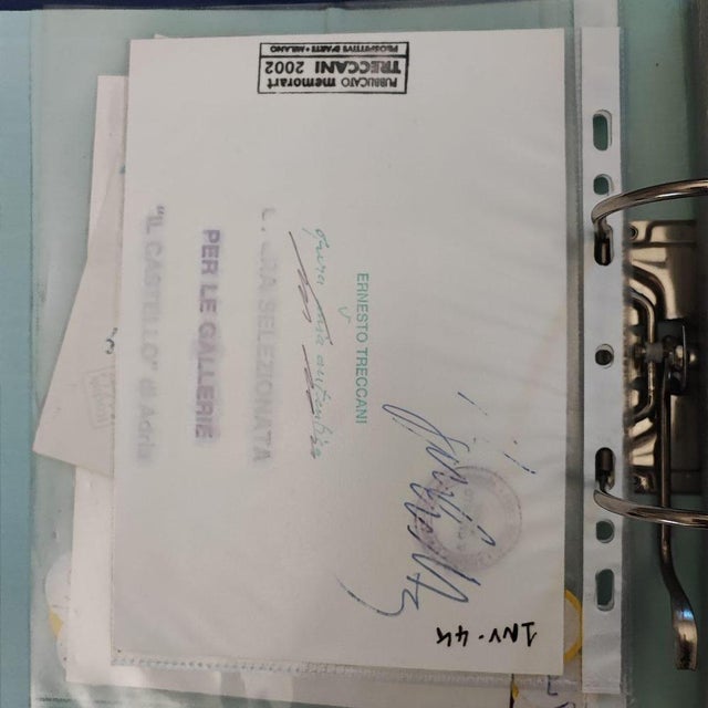 Ernesto Treccani, Landscape, Oil on Canvas For Sale - Image 9 of 10