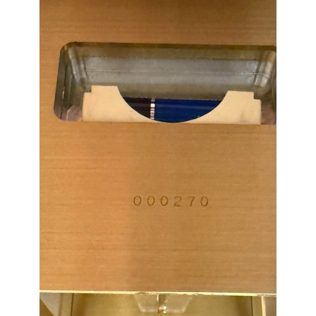 Metal Kieninger & Obergfell Benchmark Brass Mantle Clock For Sale - Image 7 of 12