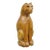Mid 20th Century Vintage Mid Century Modern Solid Carved Wood Cat Art Sculpture For Sale