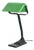 Art Deco Model 52 Banker's Desk Lamp with Green Enamel Shade from Erpe, 1920s For Sale