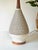 1960s Pottery and Walnut Onion Shape Base Table Lamp, C. 1960's For Sale - Image 5 of 9