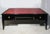 Vintage Ebonized Leather-Top French Bureau Plat Faux-Partner's Desk For Sale In New York - Image 6 of 8