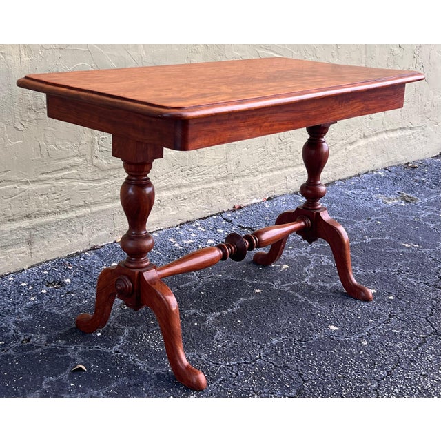 Mid-Century Modern Vintage Light Solid Oak Coffee Table For Sale - Image 3 of 18