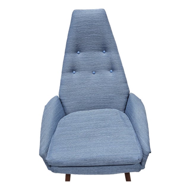Newly Upholstered Adrian Pears All High Back Chair For Sale