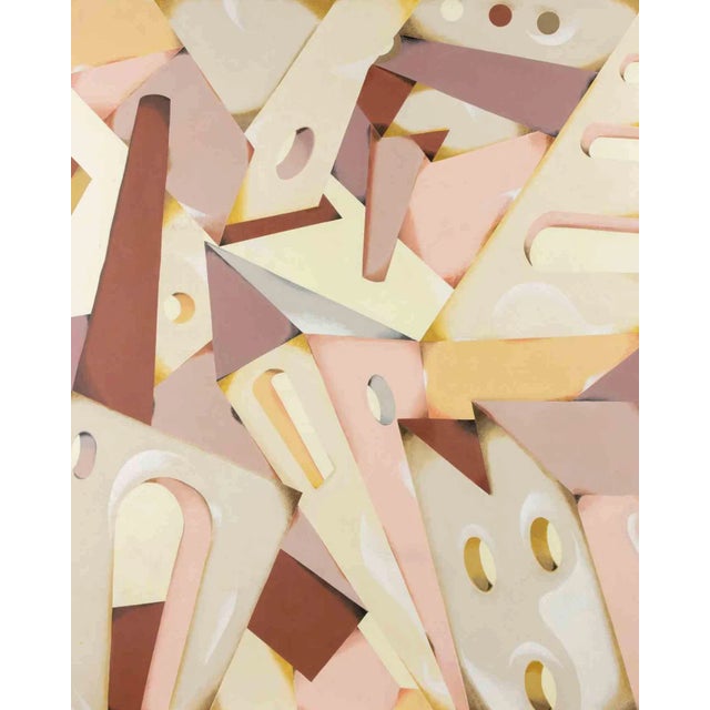 Pablo Echaurren, Biancheggiando l'Alba, Original Acrylic Painting, 1988 For Sale