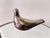 Bitossi Vintage Chrome-Silver Glazed Ceramic Pigeon by Aldo Londi for Bitossi, Italy, 1970 For Sale - Image 4 of 8