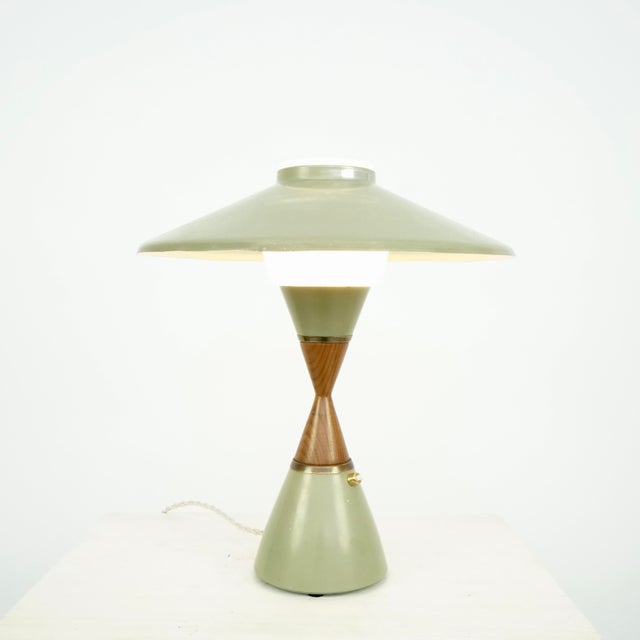 Brown Table Lamp by Sven Aage Sorensen Holm For Sale - Image 8 of 8