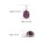 Mid Century Modern Inspired 12.53 Ct Natural Oval Star Ruby Solitaire Pendant in 925 Silver For Sale - Image 10 of 12