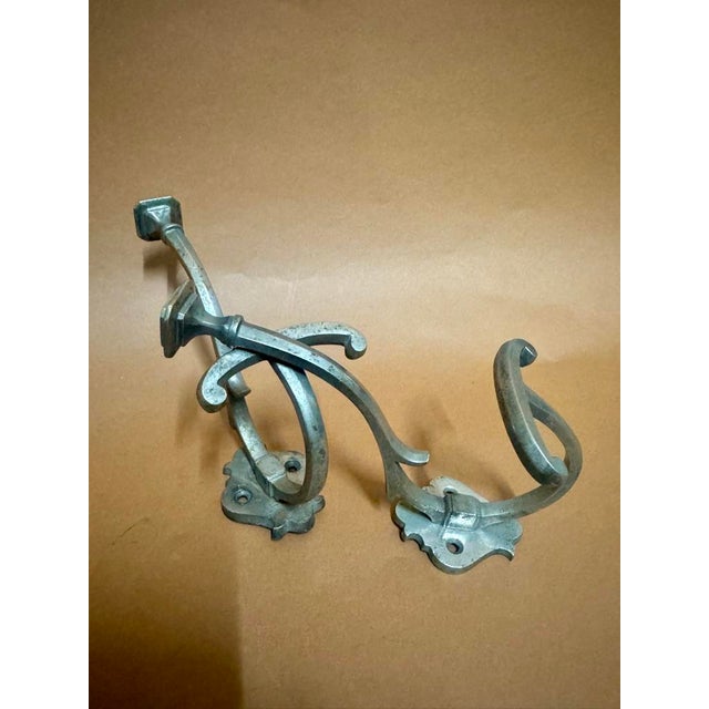 Metal Art Deco Coat Racks, 1930, Set of 2 For Sale - Image 7 of 7
