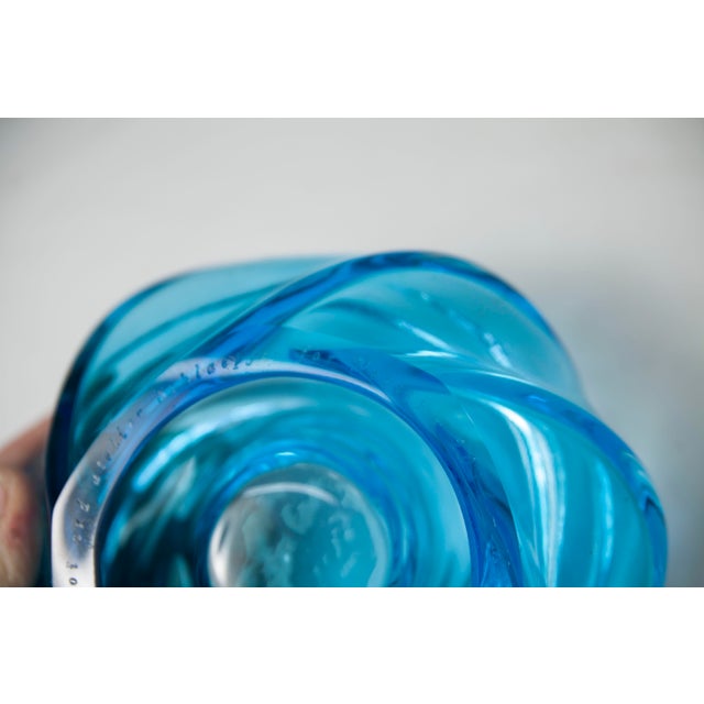 Handmade Swirl Murano Glass Candleholder by Vistosi, 2014 For Sale - Image 18 of 18